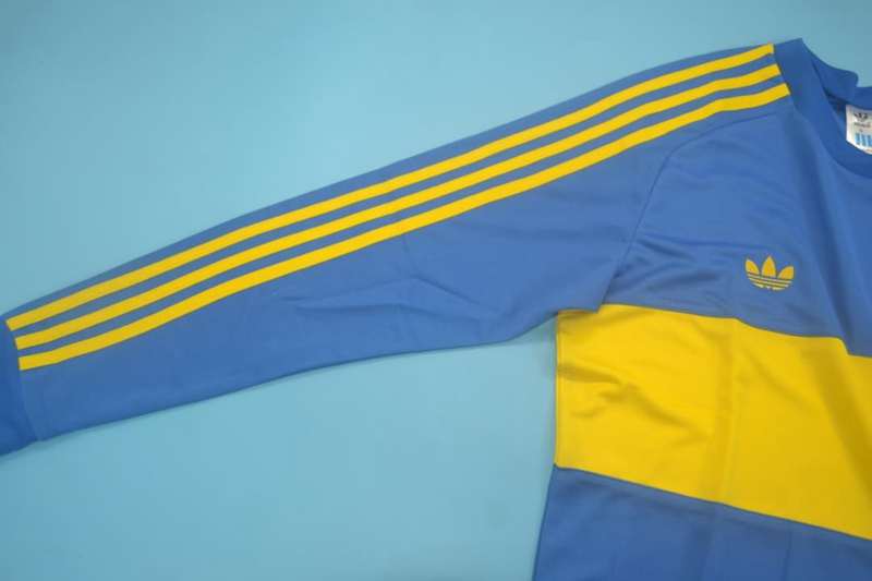 AAA(Thailand) Boca Juniors 1981 Home Retro Soccer Jersey(L/S)