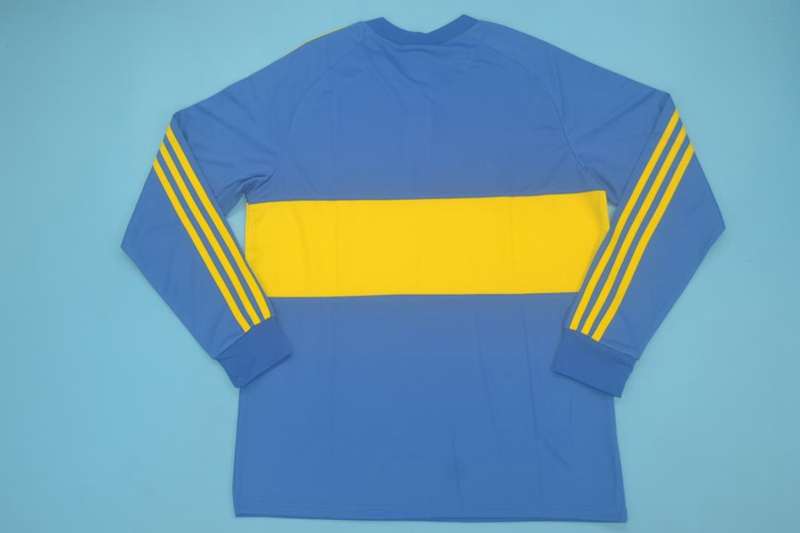 AAA(Thailand) Boca Juniors 1981 Home Retro Soccer Jersey(L/S)