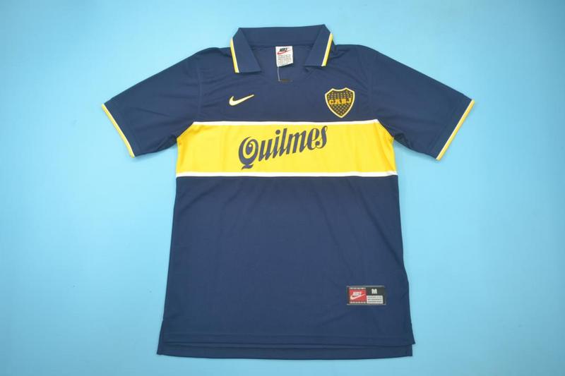 AAA(Thailand) Boca Juniors 1997 Home Retro Soccer Jersey