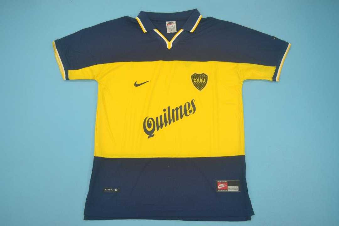 AAA(Thailand) Boca Juniors 1999 Home Retro Soccer Jersey