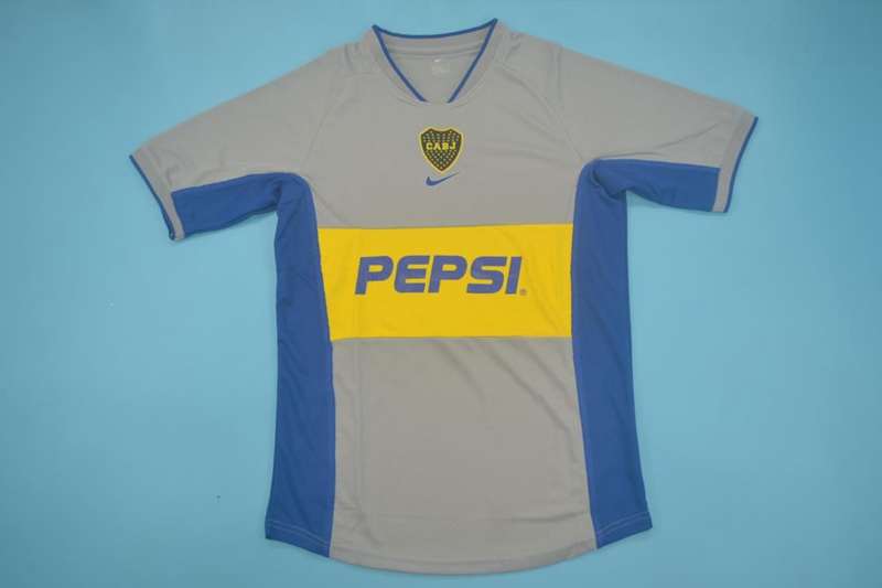 AAA(Thailand) Boca Juniors 2002 Away Retro Soccer Jersey