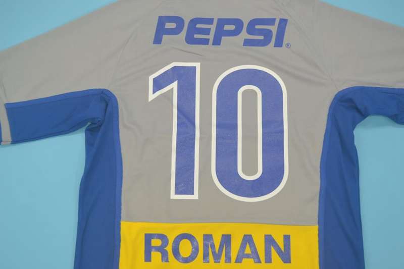 AAA(Thailand) Boca Juniors 2002 Away Retro Soccer Jersey