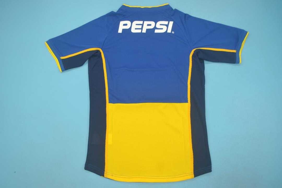 AAA(Thailand) Boca Juniors 2002 Home Retro Soccer Jersey