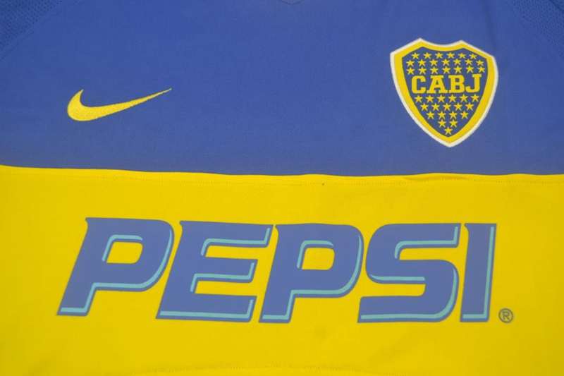 AAA(Thailand) Boca Juniors 2003 Home Retro Soccer Jersey