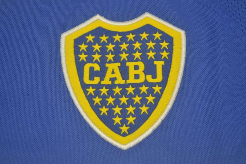 AAA(Thailand) Boca Juniors 2003 Home Long Retro Soccer Jersey