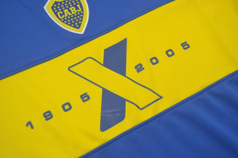 AAA(Thailand) Boca Juniors 2005 Home Retro Soccer Jersey