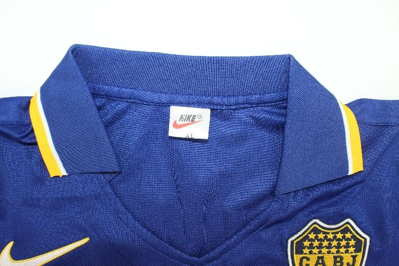 AAA(Thailand) Boca Juniors 1996/97 Home Long Sleeve Retro Soccer Jersey