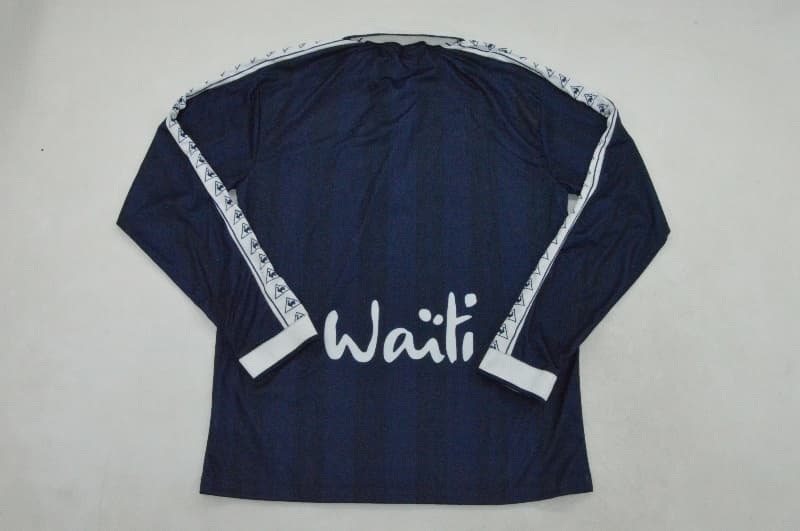 AAA(Thailand) Bordeaux 1996/97 Home Retro Long Sleeve Soccer Jersey