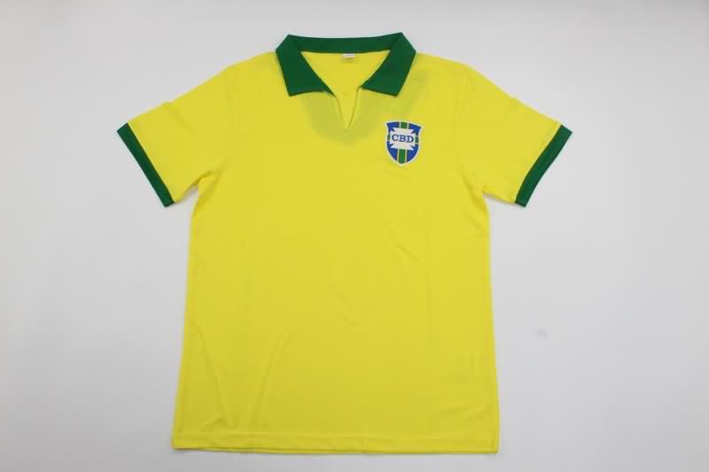 AAA(Thailand) Brazil 1957 Home Retro Soccer Jersey