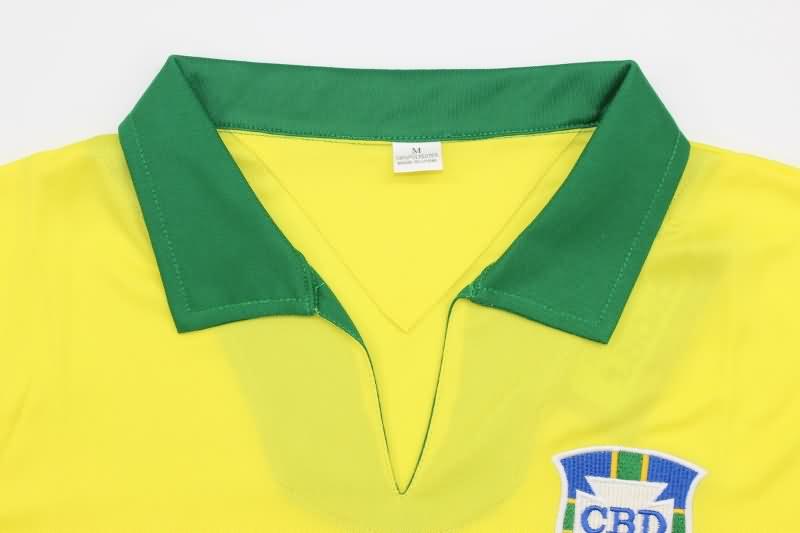 AAA(Thailand) Brazil 1957 Home Retro Soccer Jersey