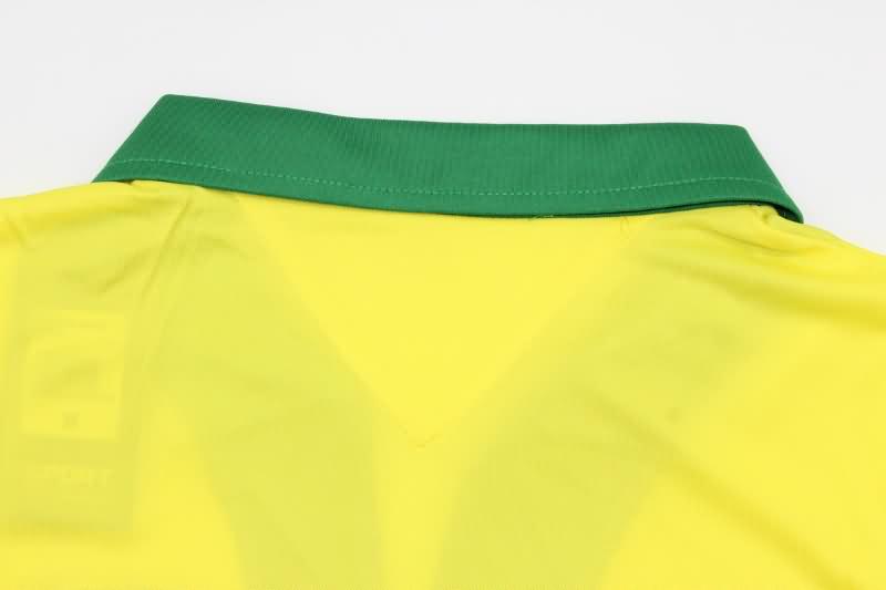 AAA(Thailand) Brazil 1957 Home Retro Soccer Jersey