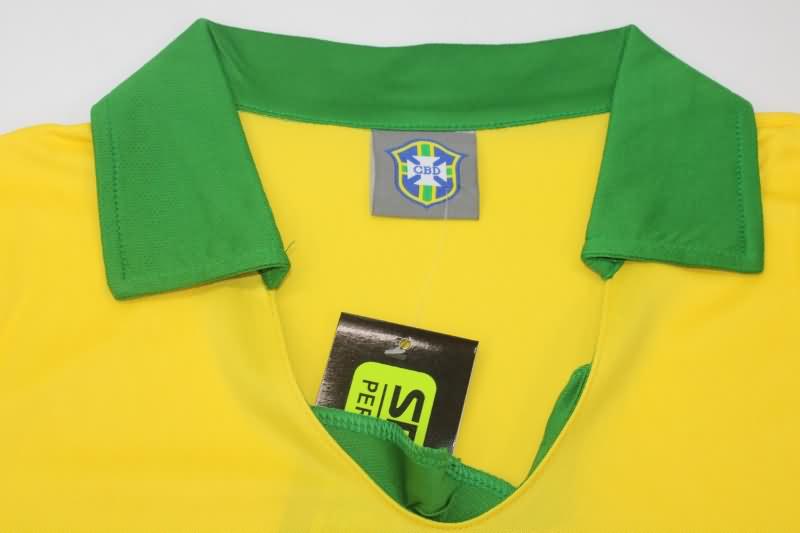 AAA(Thailand) Brazil 1958 Home Retro Soccer Jersey
