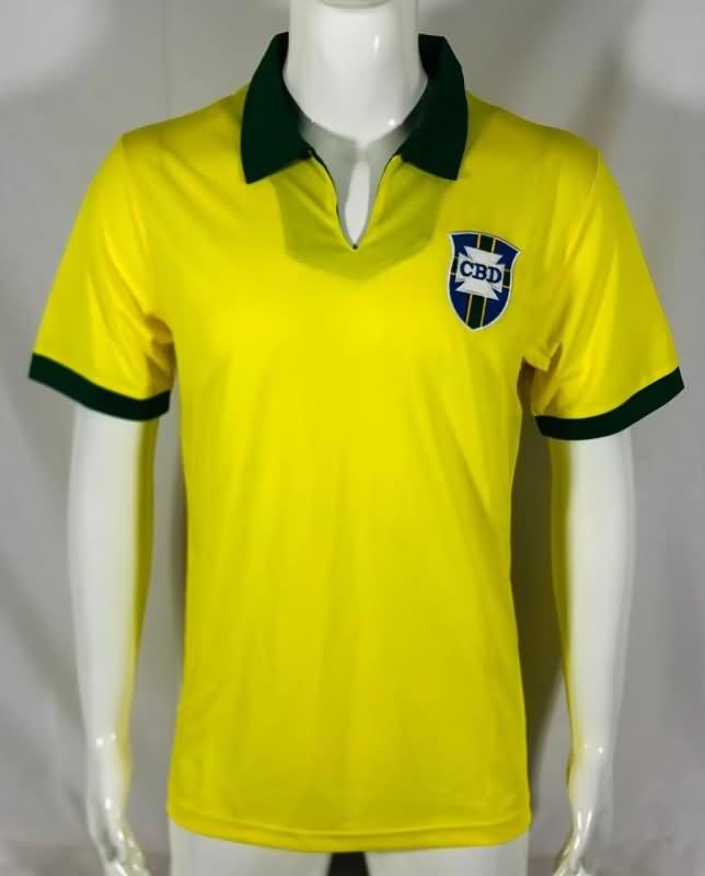 AAA(Thailand) Brazil 1969 Home Retro Soccer Jersey