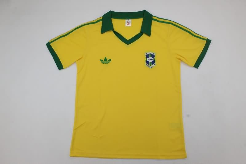 AAA(Thailand) Brazil 1978 Home Retro Soccer Jersey