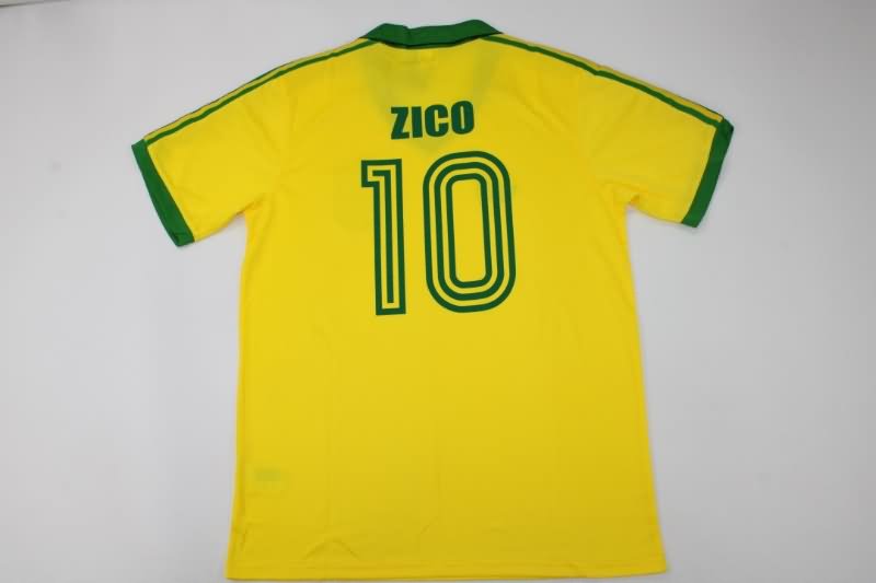 AAA(Thailand) Brazil 1978 Home Retro Soccer Jersey