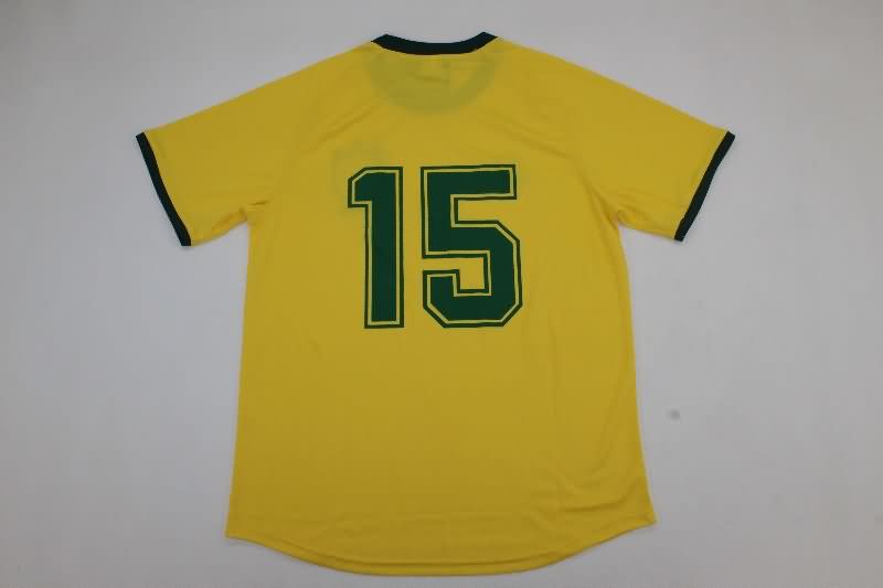 AAA(Thailand) Brazil 1982 Home Retro Soccer Jersey