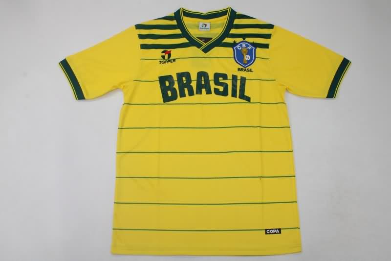 AAA(Thailand) Brazil 1984 Home Retro Soccer Jersey