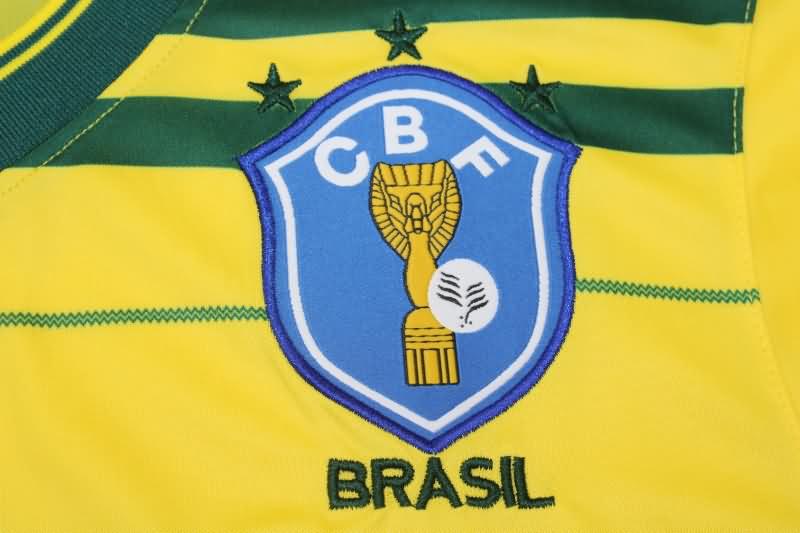 AAA(Thailand) Brazil 1984 Home Retro Soccer Jersey