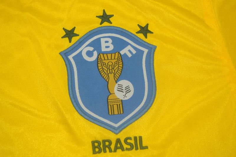 AAA(Thailand) Brazil 1988 Home Retro Soccer Jersey