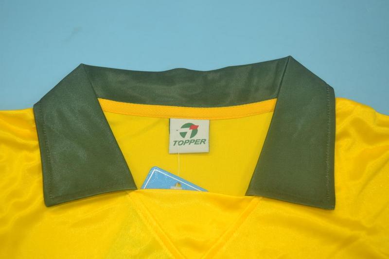 AAA(Thailand) Brazil 1988 Home Retro Soccer Jersey