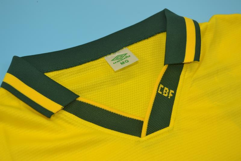 AAA(Thailand) Brazil 1994 Retro Home Soccer Jersey