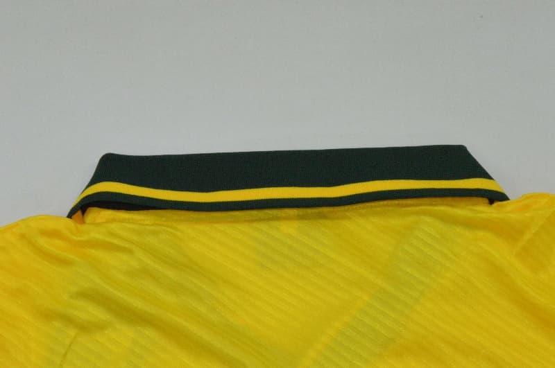 AAA(Thailand) Brazil 1994 Home Retro Long Sleeve Soccer Jersey