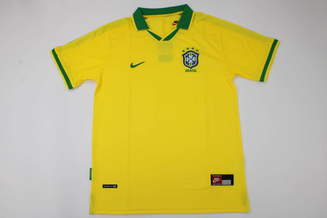 AAA(Thailand) Brazil 1997 Home Retro Soccer Jersey