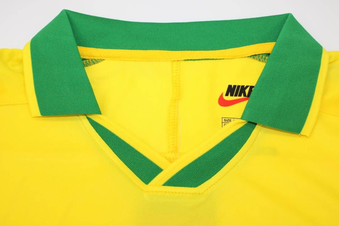 AAA(Thailand) Brazil 1997 Home Retro Soccer Jersey