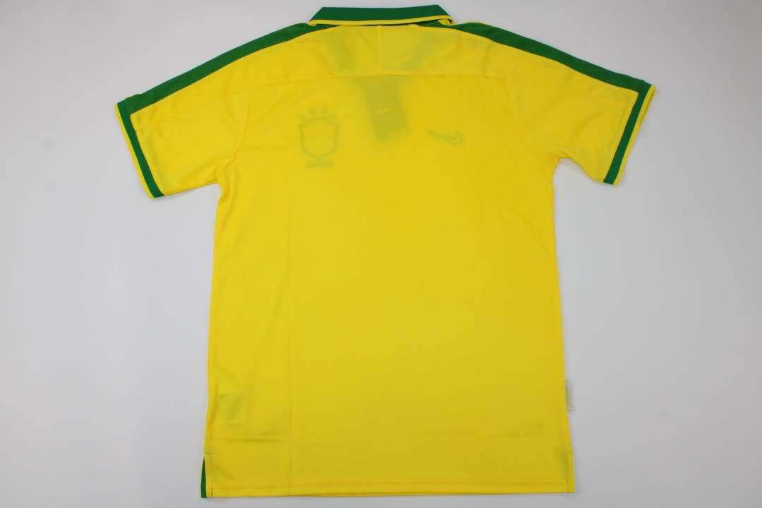 AAA(Thailand) Brazil 1997 Home Retro Soccer Jersey