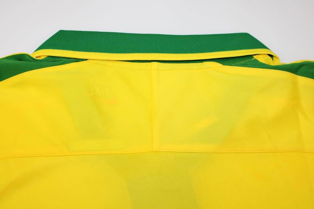 AAA(Thailand) Brazil 1997 Home Retro Soccer Jersey