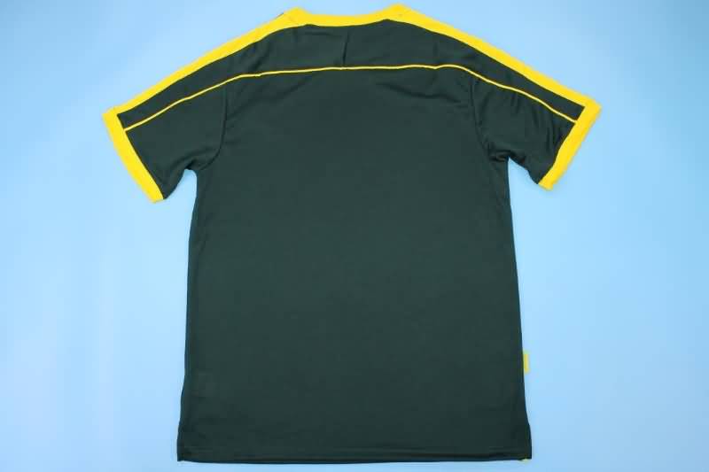 AAA(Thailand) Brazil 1998 Goalkeeper Dark Green Retro Soccer Jersey