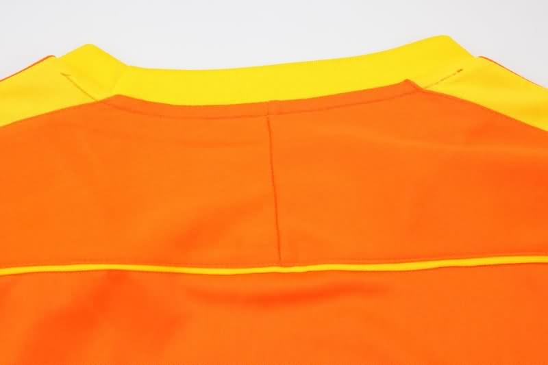 AAA(Thailand) Brazil 1998 Goalkeeper Orange Retro Soccer Jersey