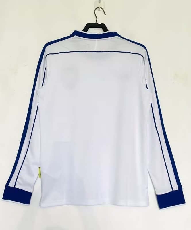 AAA(Thailand) Brazil 1998 Goalkeeper White Retro Long Sleeve Soccer Jersey