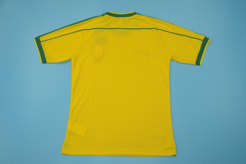 AAA(Thailand) Brazil 1998 Home Retro Soccer Jersey