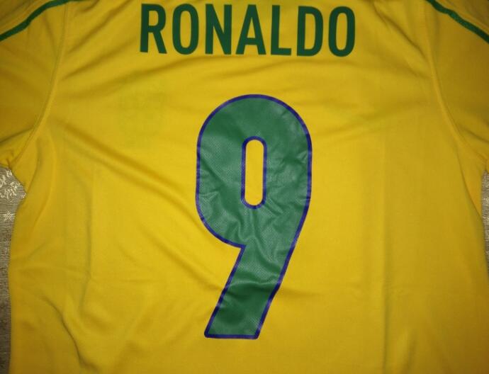 AAA(Thailand) Brazil 1998 Home Retro Soccer Jersey