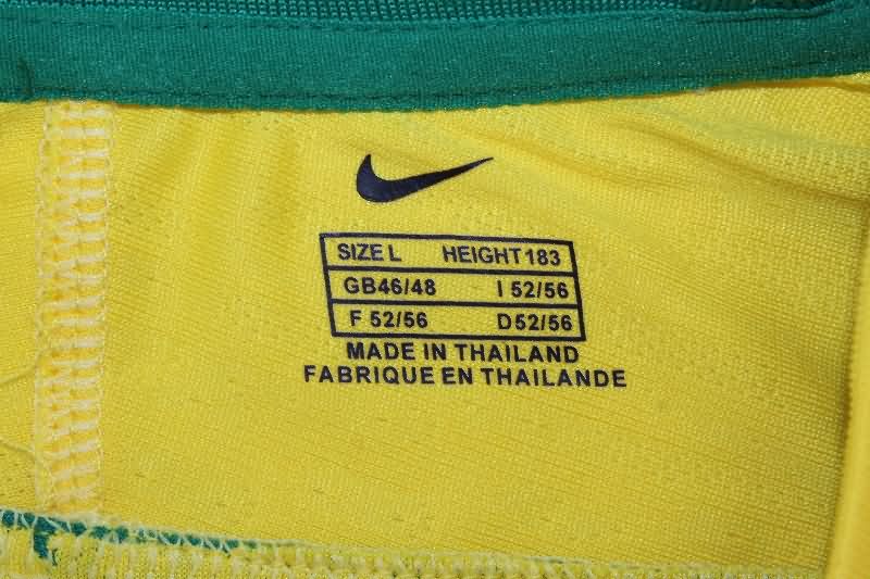 AAA(Thailand) Brazil 1998 Home Retro Soccer Jersey (Player)