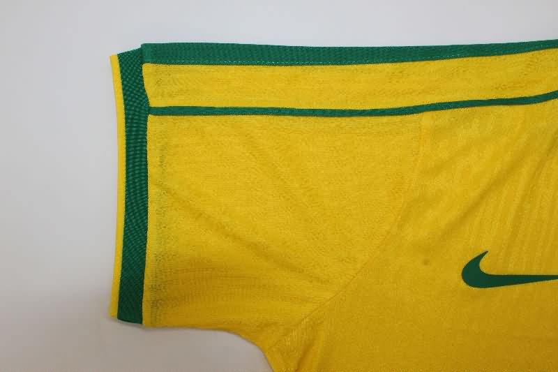 AAA(Thailand) Brazil 1998 Home Retro Soccer Jersey (Player)