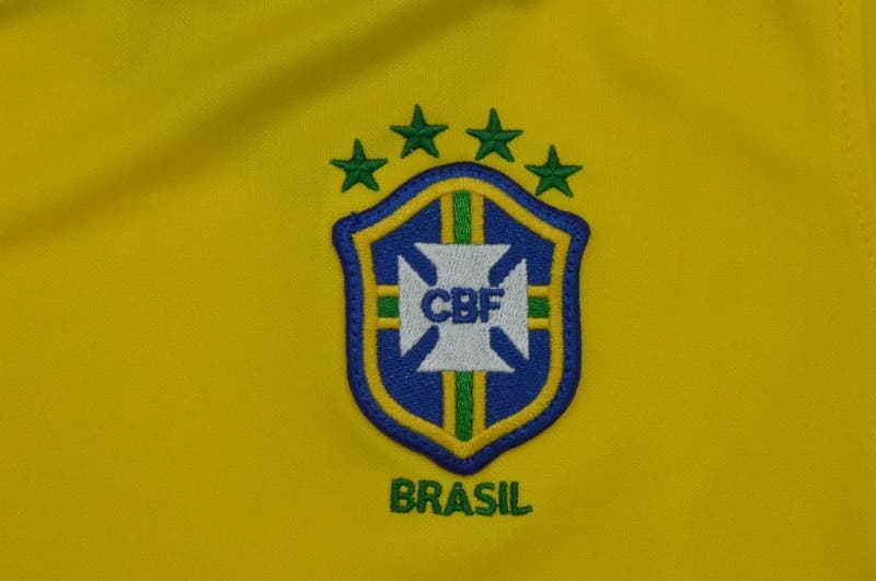 AAA(Thailand) Brazil 1998 Home Retro Women Soccer Jersey
