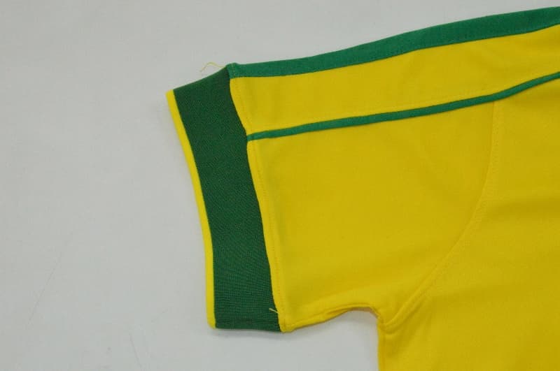 AAA(Thailand) Brazil 1998 Home Retro Women Soccer Jersey