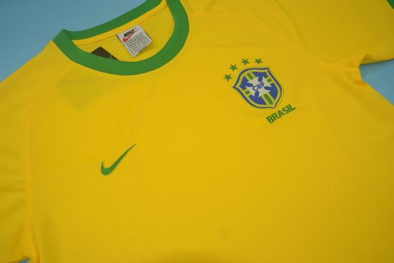 AAA(Thailand) Brazil 2000 Home Retro Soccer Jersey