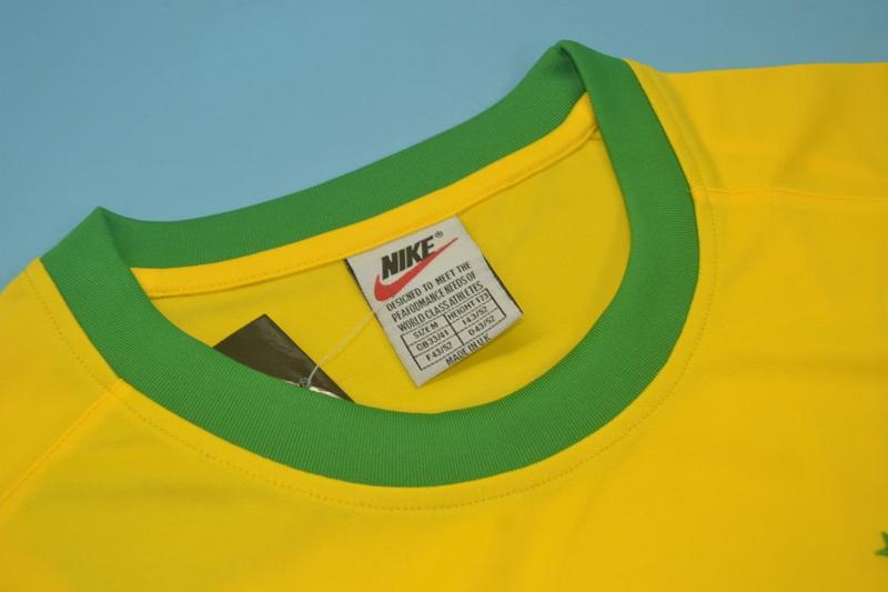 AAA(Thailand) Brazil 2000 Home Retro Soccer Jersey