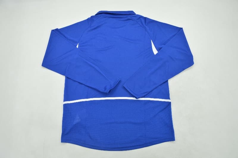 AAA(Thailand) Brazil 2002 Away Long Sleeve Retro Soccer Jersey