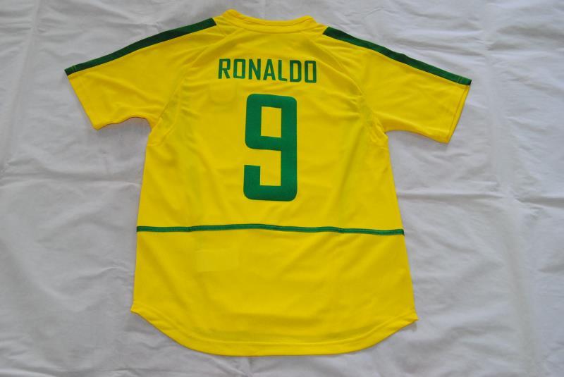 AAA(Thailand) Brazil 2002 Home Retro Soccer Jersey