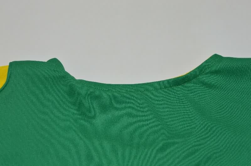 AAA(Thailand) Brazil 2004 Home Retro Long Sleeve Soccer Jersey