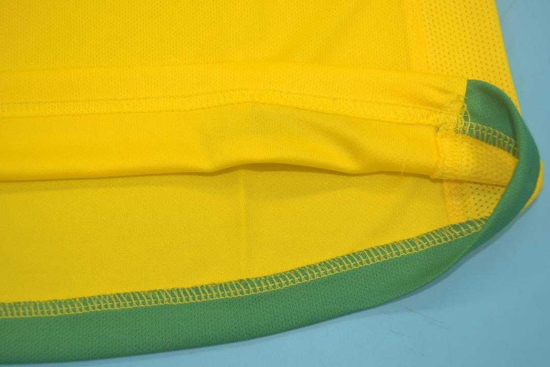 AAA(Thailand) Brazil 2006 Home Retro Soccer Jersey