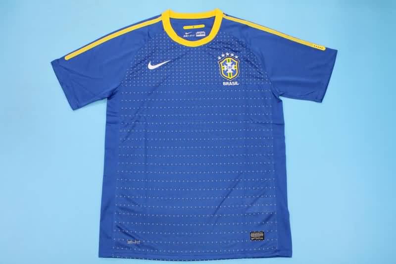 AAA(Thailand) Brazil 2010 Away Retro Soccer Jersey