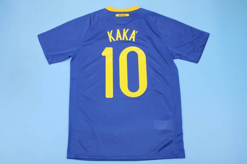 AAA(Thailand) Brazil 2010 Away Retro Soccer Jersey