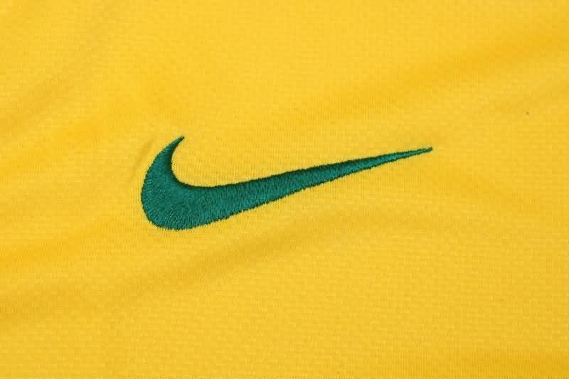 AAA(Thailand) Brazil 2010 Home Retro Soccer Jersey