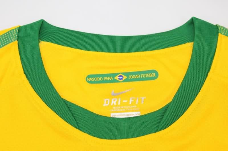 AAA(Thailand) Brazil 2010 Home Retro Soccer Jersey