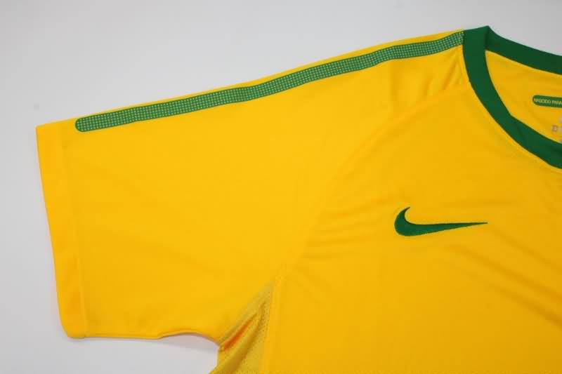 AAA(Thailand) Brazil 2010 Home Retro Soccer Jersey